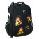 School backpack 38 x 30 x 16 cm, ergonomic back, Stavia "capybara", black