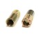 Anchor scrap, clogged, steel, yellow -pashed, M16x65 mm, 25 pcs