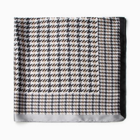 Women's scarf minku 70*70 cm, black-2