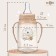 Little Prince flap for feeding, New Year's, classic throat, 150 ml., 0 months, cylinder, with handles, gift packaging