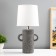 LAMI Table lamp E14 40W Gray 15x15x32 cm Risalux