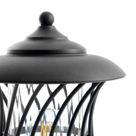 Garden-park lamp Feron PL524, IP44, E27, 60 W, 200x200x360 mm, black color-4