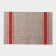 Serving napkin on the table "Two stripes", 45 × 30 cm, red color