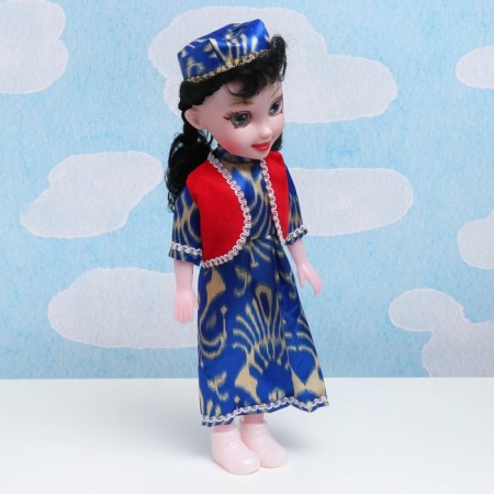 Doll at the National Uzbek outfit 43cm, mix-6