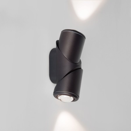 Wall lamp Elektrostandard, Gira Led 12 W, 80x65x190 mm, IP54, black color-3