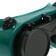 Protective tundra glasses, round, with darkened glasses