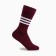 Socks "stripes", burgundy color, size 23-25 ​​(37-40)