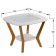 Journal table "Melbourne", 650 × 650 × 500 mm, white color