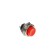 REXANT RWD-306, Metal, 220 V, 2A (2C), ON -OFF, D = 16.2, Red Red