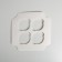 Capcake box, confectionery packaging, 4 cells “March 8!”, 16 x 16 x 10 cm