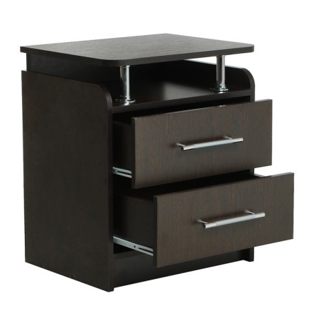 Tumbling bedside milan, 600x500x410, wenge-2