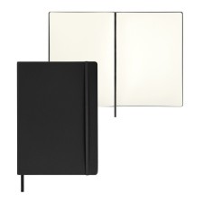 Sketchbook 140g/m 210*197 mm Brauberg Art Classic 80l, leatherette, cream paper, black 113200