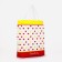 Household bag without fastening, red color