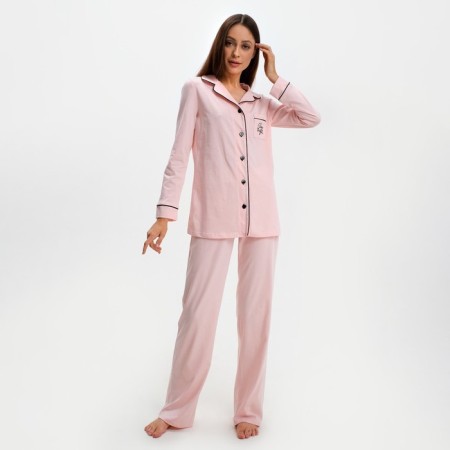 Female pajamas (shirt and trousers) Kaftan Shine p. 40-42, pink