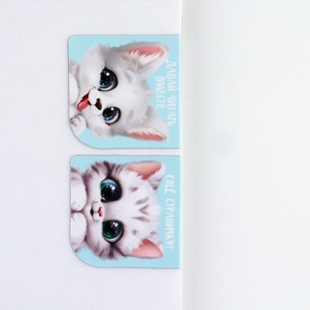 Gift set: notebook and magnetic bookmarks 2 pcs. "Cutie"-9
