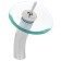 Accoona A9190 shell mixer, single -leaf, waterfall, glass, chromium