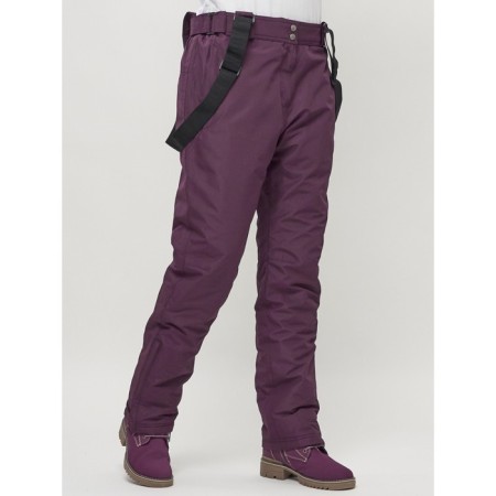 Ski-loving trousers, size 54, dark purple color-11