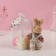 Set Gift "Bunny in the overalls" soap pink roses 5 pcs, dew 7x7x12 cm