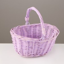 Basket, 18 × 15 × 9 cm, willow