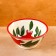 Rishtan ceramics "Granat", 18 cm, large, multi -colored