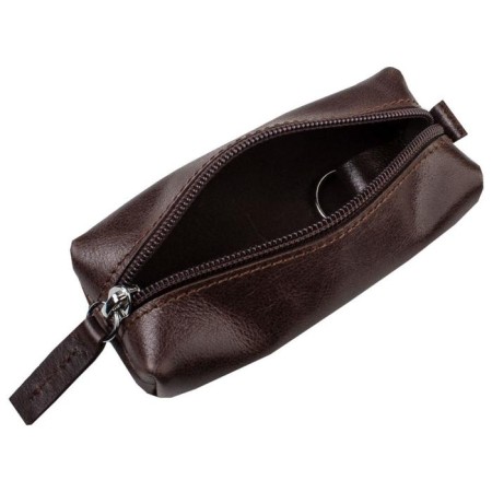 Key of zipper, length 14 cm, brown color-1