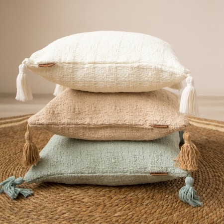 Case on the pillow SL Home Tassel 45x45 cm, col. olive-1