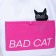 Bad Copper Bad Cat without a zipper with lining, external pocket, white color