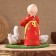 Kovrov toy "Baryshnya feeds geese", ceramics