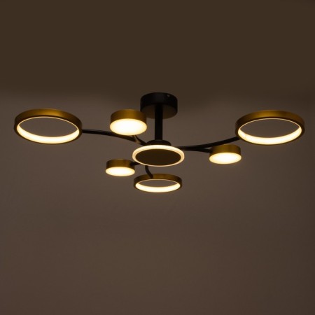 Causteen with PDU 2299/7GD LED 136W 3000-6000k gold 77x77x18 cm Bayerlux-4
