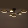 Causteen with PDU 2299/7GD LED 136W 3000-6000k gold 77x77x18 cm Bayerlux