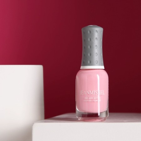 Nail polish jeanmishel, tone 201, pale pink matte, 12 ml