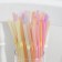 Disposable tubes for drinks of the share, 21 cm, d = 5 mm, 250 pcs, neon, with corrugation, color mix