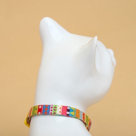 Koshachi collar "Kandinsky", with a tambourine, 30 x 1 cm, polyester-3