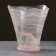 Flower pot with the pallet "Christina" alabaster, pink 1.8 liters