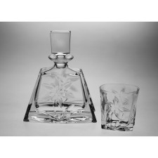 Kathrene whiskey set,: 1 shtof 700 ml + 6 glasses 280 ml