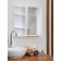 Hilton Universal bathroom set, white color