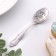 Spoon is nominal, tea, with an engraving "Alena", h = 14
