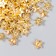 Decor for creativity plastic "Stars" gold set of 100 pcs 1x1 cm