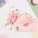 Money envelope "Universal" glitter, pink background, 17x8 cm