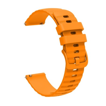 Smart hours strap, 20 mm, silicone, orange-2