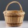 Basket "Autumn", 44 × 35 × 25/42 cm, manual weaving, willow