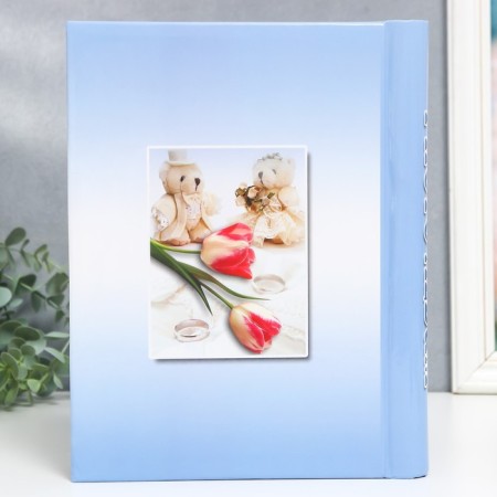 Photo album magnetic 20 sheets "Flowers" mix-12