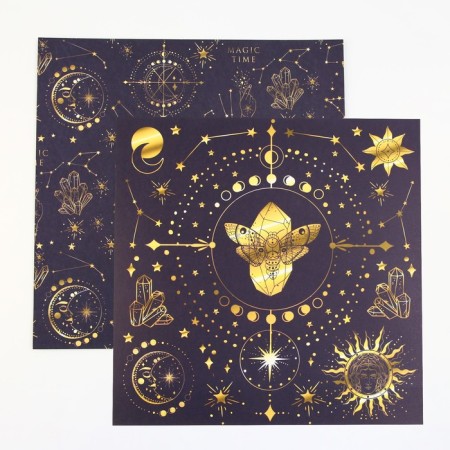 A set of paper for scrapbooking “Cosmos inside”, 12 sheets, 30.5 x 30.5 cm, 180 g/m²-5