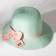 Hat for the girl Minaku, col. Mint, river 54