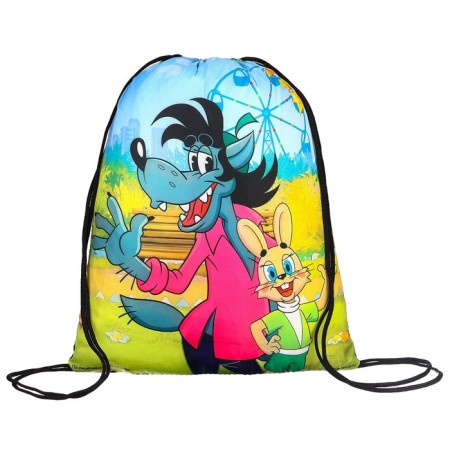 A bag for shoes 420 x 350 mm, Soyuzmultfilm Well, wait (soft polyester, density 210d)-2