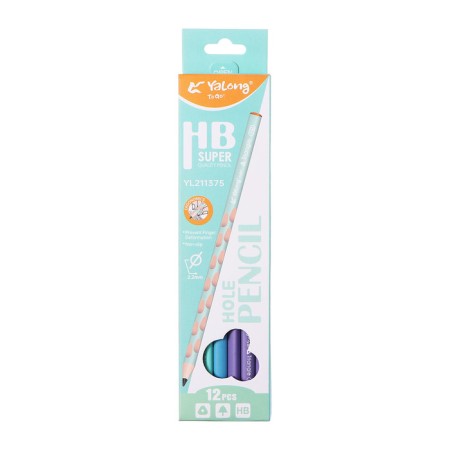 Pencil Chernographic NV with Lastik, Pastel, Triangular Mix Corps-2