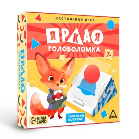 Board game "Bright puzzle", 7+-4