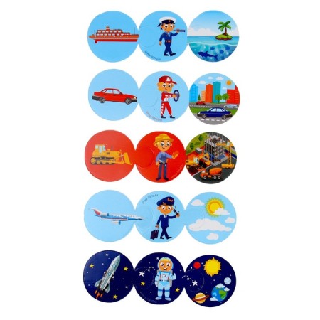 Puzzles "Transport and profession"-4