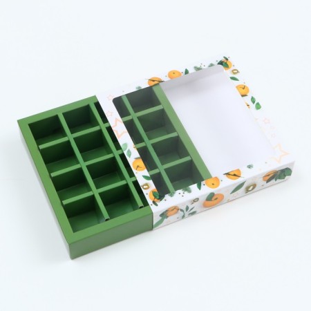 Box for sweets 16 pcs "Believe miracles", 17.7 x 17.7 x 38 cm, 1 pcs-2
