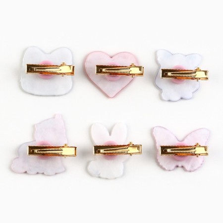 Walking hair clip "Mix"-4